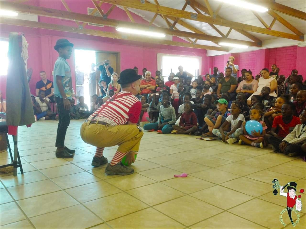 Children of Home of Good Hope entertained with cheerful show